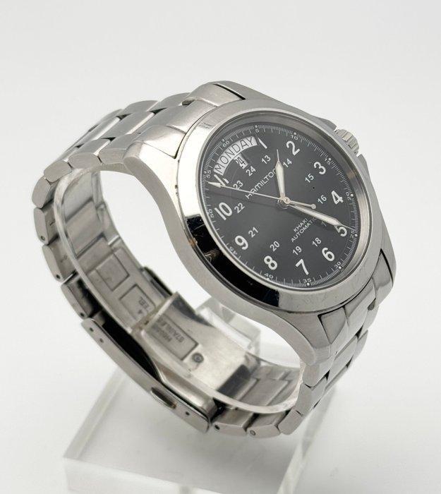 Hamilton - Khaki Field King - Zonder Minimumprijs - H644550, Handtassen en Accessoires, Horloges | Heren