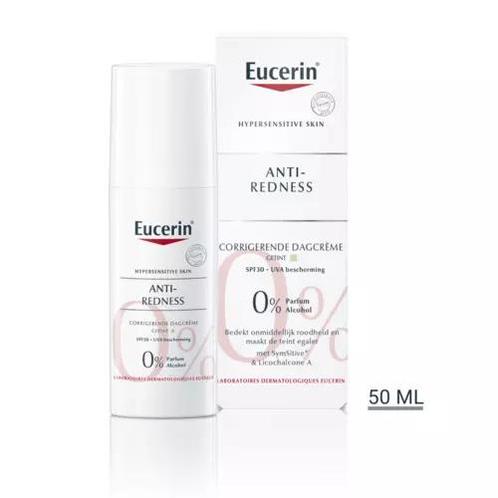Eucerin AntiRedness Corrigerende Crème (Dagcreme), Handtassen en Accessoires, Uiterlijk | Gezichtsverzorging, Nieuw, Verzenden