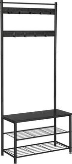 2dekans | ODADDY® kapstok staand - kapstok met schoenenrek, Ophalen of Verzenden, Nieuw