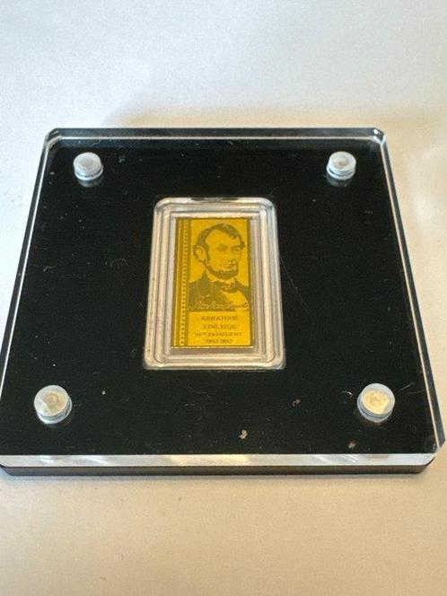 Verenigde Staten. Gold bar US-Präsident - Abraham Lincoln, Postzegels en Munten, Munten | Europa | Niet-Euromunten