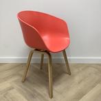 Tweedehands Hay eetkamerstoel rose /oranje, kunststof - hout, Huis en Inrichting, Stoelen, Nieuw, Eén