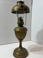 Olielamp - Messing - Antieke olielamp, Antiek en Kunst