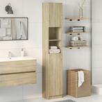vidaXL Badkamerkast 32x25,5x190 cm spaanplaat sonoma, Huis en Inrichting, Badkamer | Badkamermeubels, Verzenden, Nieuw