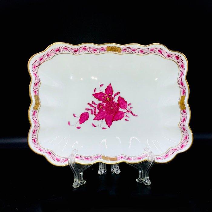 Herend - Rectangular Scalloped Dish (18,3 cm) - Chinese, Antiquités & Art, Antiquités | Meubles | Tables