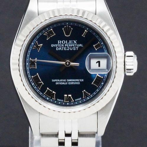 Rolex Lady-Datejust 26 79174 uit 1999, Bijoux, Sacs & Beauté, Montres | Femmes, Envoi