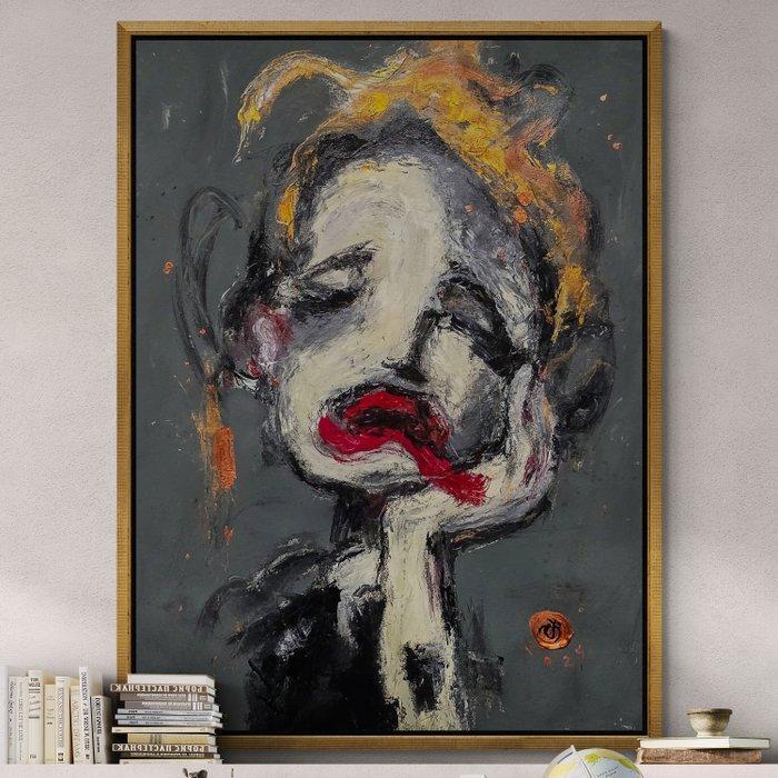Arvydas Gaiciunas (Retne) - Go – Contemporary Character, Antiek en Kunst, Kunst | Schilderijen | Modern