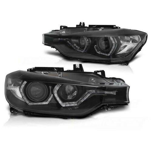 Angel Eyes Smoked Koplampen BMW 3 Serie F30 F31 12-15 B0350, Auto-onderdelen, Verlichting, Nieuw, BMW
