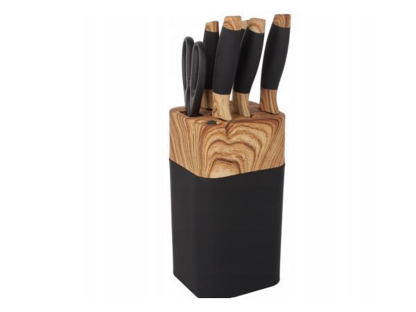 Veiling - Messenset 7-delig met Schaar & Blok & Geïntegreer, Maison & Meubles, Cuisine | Ustensiles de cuisine