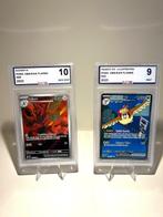 Pokémon - 2 Graded card - Obsidian flames - scizor/pidgeot -
