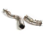 CTS Turbo 3 Stainless steel downpipe high flow cats BMW S55, Verzenden