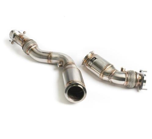 CTS Turbo 3 Stainless steel downpipe high flow cats BMW S55, Auto diversen, Tuning en Styling, Verzenden