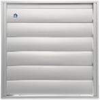 Overdrukrooster opbouw (BxH) 246 x 246mm, Doe-het-zelf en Bouw, Verzenden, Nieuw