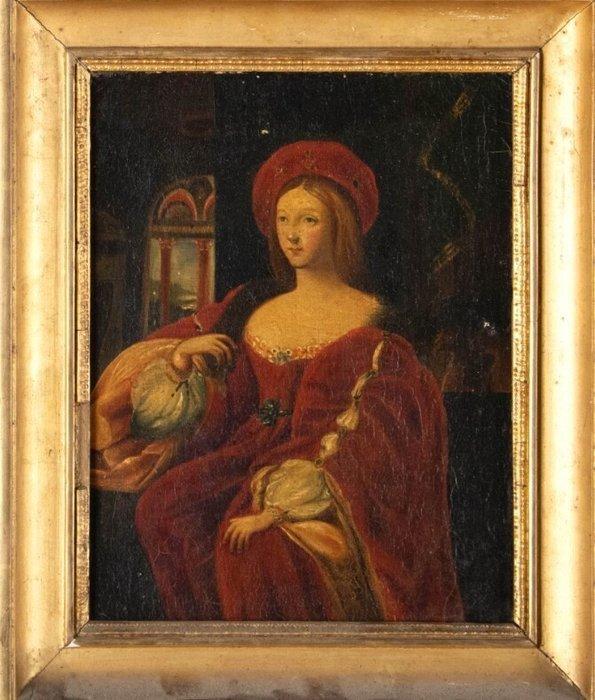 Raphael (1483-1520), Naar - Portrait of Madame Isabel de, Antiek en Kunst, Kunst | Schilderijen | Klassiek