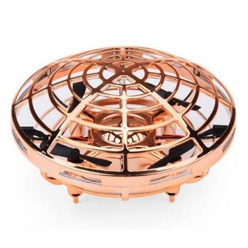 Mini RC UFO Drone Quadcopter Helikopter Speelgoed Goud, Hobby en Vrije tijd, Modelbouw | Radiografisch | Overige, Nieuw, Verzenden