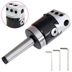 vidaXL Boorkop met MT2 boorschacht voor draaibanken 50 mm, Doe-het-zelf en Bouw, Verzenden, Nieuw