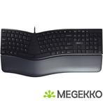 Cherry KC 4500 ERGO Toetsenbord Zwart, Computers en Software, Toetsenborden, Verzenden, Nieuw