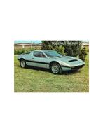 1978 MASERATI MERAK 2000 LEAFLET, Ophalen of Verzenden