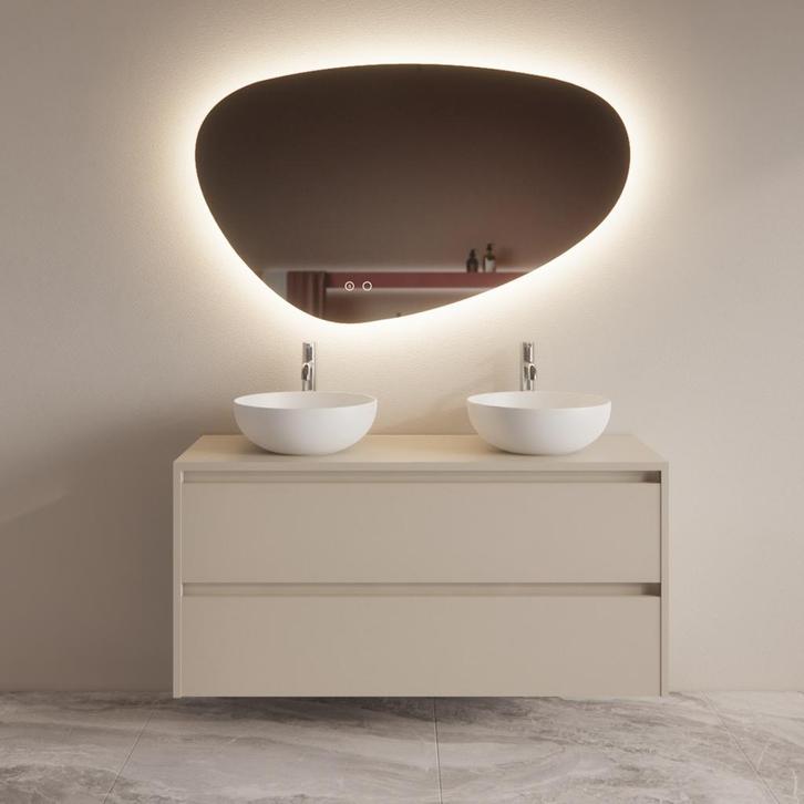 Badmeubelset BWS Riga Met Topplaat 120 cm Kasjmier, Doe-het-zelf en Bouw, Sanitair, Bad, Nieuw, Ophalen of Verzenden