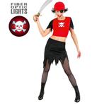 Piraat Kostuum Rood Zwart Dames, Kleding | Dames, Verzenden, Nieuw