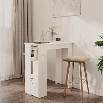 vidaXL Bartafel met schap 102x50x103,5 cm bewerkt hout, Verzenden