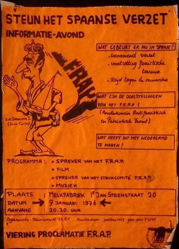 Steun het Spaanse verzet op poster (lijst optie, Posters) beschikbaar voor biedingen