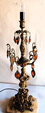 Lampe de table - Bronze patiné - France, années 1920, Antiek en Kunst