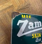 Plaque émaillée Zam-Buk – Années 1950 – Publicité médicale –