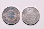 Frankrijk. 50 Francs 1977/1978 Hercule (lot de 2 monnaies)