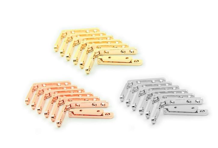 Set van 8 metalen scharnieren voor kist (zilver, 90 graden), Doe-het-zelf en Bouw, Gereedschap | Overige machines, Nieuw, Verzenden