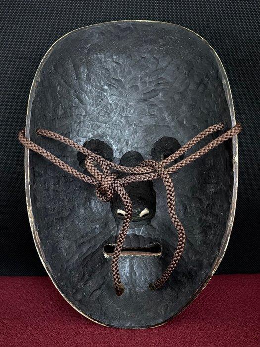 Noh masker - Hout, houten gebeeldhouwd Noh-masker - Deigan, Antiek en Kunst, Antiek | Overige Antiek