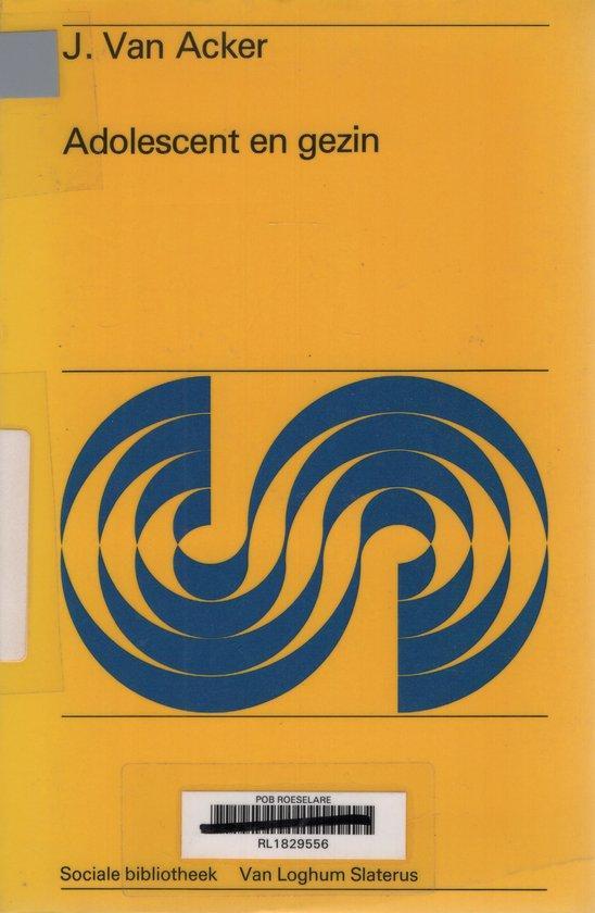 Adolescent en gezin 9789060018187 Acker, Boeken, Studieboeken en Cursussen, Gelezen, Verzenden