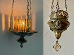 Lampe de sanctuaire (2) - Laiton, Étain - Deux lampes, Antiquités & Art