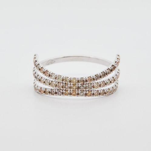 Zonder Minimumprijs - Ring 14 kt. -  0.53ct. tw. Diamant, Handtassen en Accessoires, Ringen
