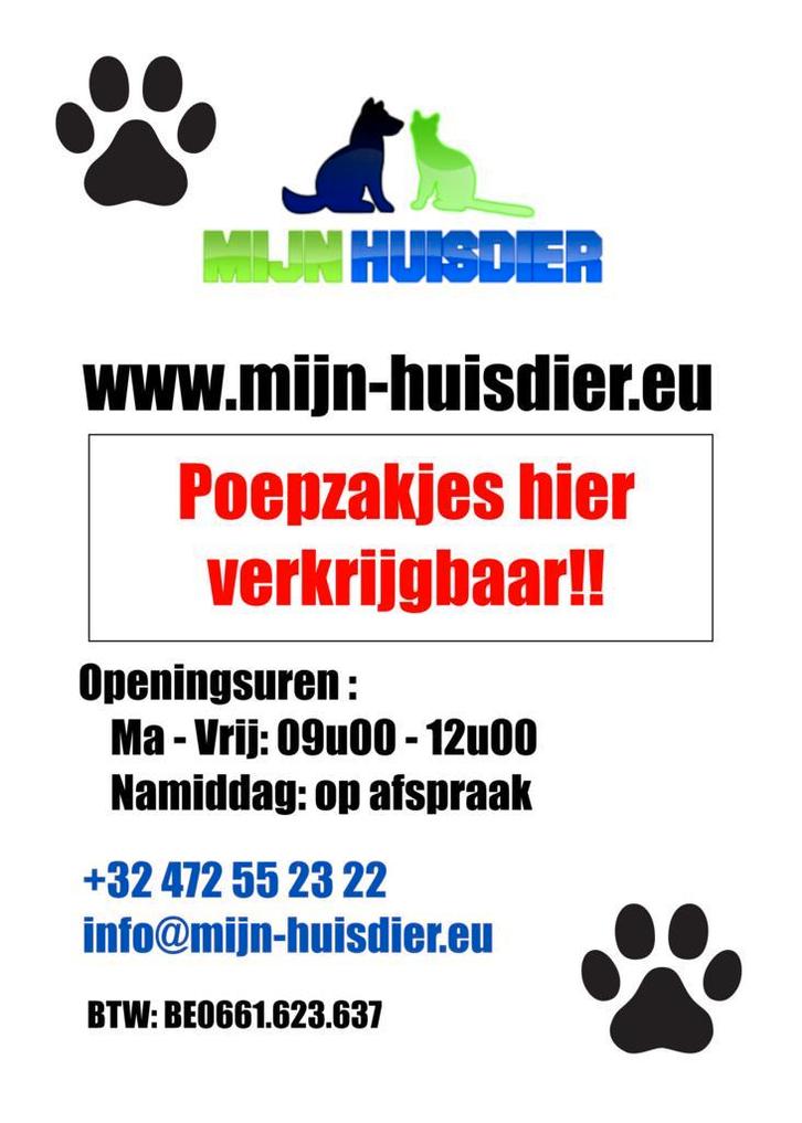 Poepzakjes verkrijgbaar in Gingelom, Dieren en Toebehoren, Honden-accessoires, Nieuw, Ophalen of Verzenden