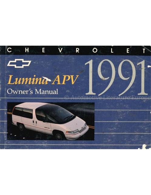 1991 CHEVROLET LUMINA INSTRUCTIEBOEKJE ENGELS (USA), Auto diversen, Handleidingen en Instructieboekjes