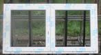 pvc raam , chassis , venster , kozijn 164 x 88 wit / creme