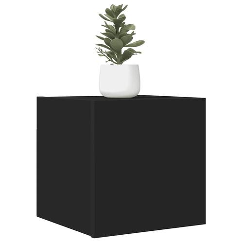 vidaXL Tv-wandmeubel 30,5x30x30 cm zwart, Huis en Inrichting, Kasten |Televisiemeubels, Nieuw, Verzenden