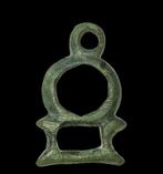 Keltisch Bronzen amulet. Uitstekende staat. (Zonder