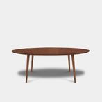 Tafel Ovaal Eikenhout  Konisch  200x100, Huis en Inrichting, Nieuw