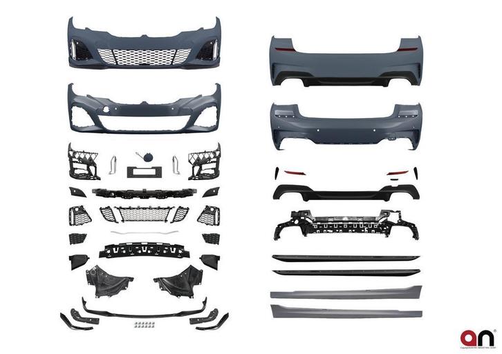 Performance Look 340i Look + Diffuser BMW 3 Serie G20 B2192, Autos : Pièces & Accessoires, Carrosserie & Tôlerie