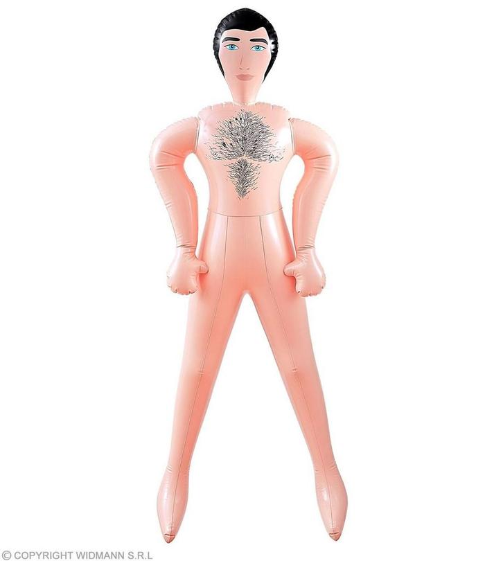 Pop Opblaas Mannelijke Pop 1,5m, Hobby en Vrije tijd, Feestartikelen, Nieuw, Verzenden