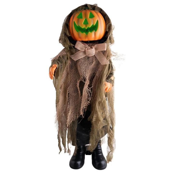 Animatronic Halloween Decoratie Pompoen Pop 90 Cm Licht, Kinderen en Baby's, Speelgoed | Poppen