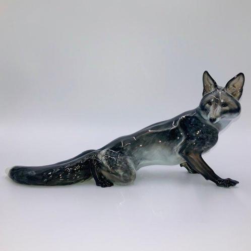 Theodor Kärner - Rosenthal - Sneaking Fox (40,4 cm) - 1938, Antiek en Kunst, Antiek | Glaswerk en Kristal