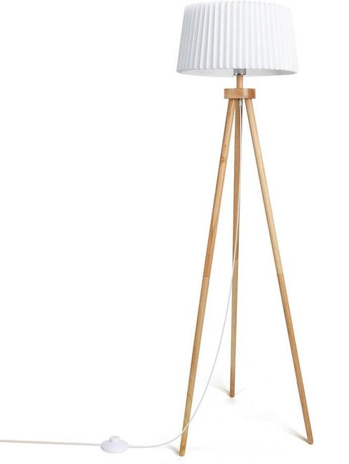 Aigostar 102FP - Vloerlamp - Staande lamp - h: 145cm - E27 F, Huis en Inrichting, Overige Huis en Inrichting, Verzenden