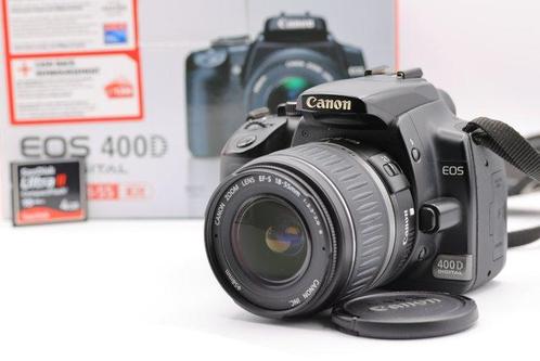 Canon EOS 400D incl Canon EF-S 18-55mm II, TV, Hi-fi & Vidéo, Appareils photo numériques