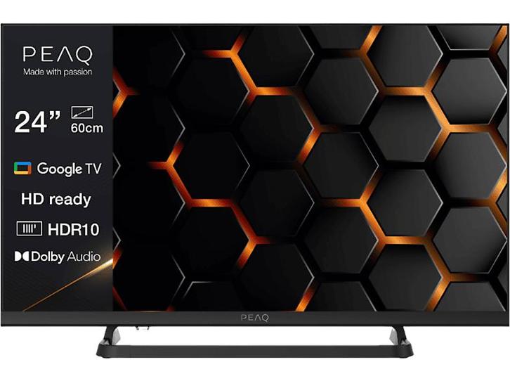 Peaq -  Ptv 24gh-5025c - Zwart, Audio, Tv en Foto, Televisies, 60 tot 80 cm, 60 tot 80 cm, Nieuw, Overige merken, Verzenden