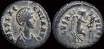 379-386ad Roman Aelia Flaccilla Ae4 Victory seated right..., Verzenden