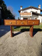 Table de chevet - Ronce de noyer - Console dentrée