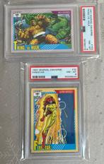 Marvel Universe - Impel 1991 - #32 Firestarter, #103 Thing, Nieuw