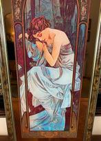 Alphonse Mucha (after) - Wandspiegel- Repos de la Nuit, Antiquités & Art, Curiosités & Brocante